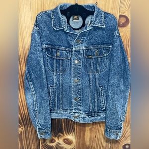 Vintage Lee Riders Denim Jacket Size Medium PATD-153438 80's Denim USA Made